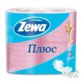 Zewa Туалетная бумага Плюс Розовая 2 слоя (4шт)