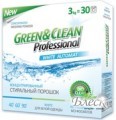 Green&Clean Бесфосфатный стиральный порошок для белого белья (3кг=30 стирок)