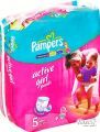 Pampers подгузник-трусики Active Girl 5"Junior" для девочек(11-25кг)(20шт.)