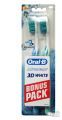 Oral-b зубная щетка advantage 3D Wite средняя (2шт)